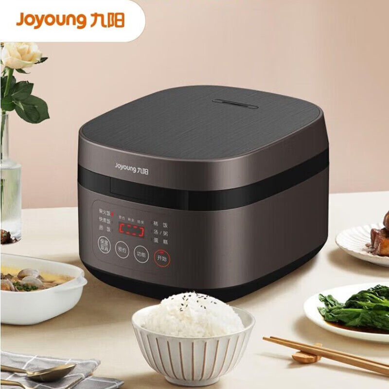 九阳(Joyoung)电饭煲家用厨房多功能焖煮防溢智能可预约大火力5L大容量 F50FY-F311高清大图