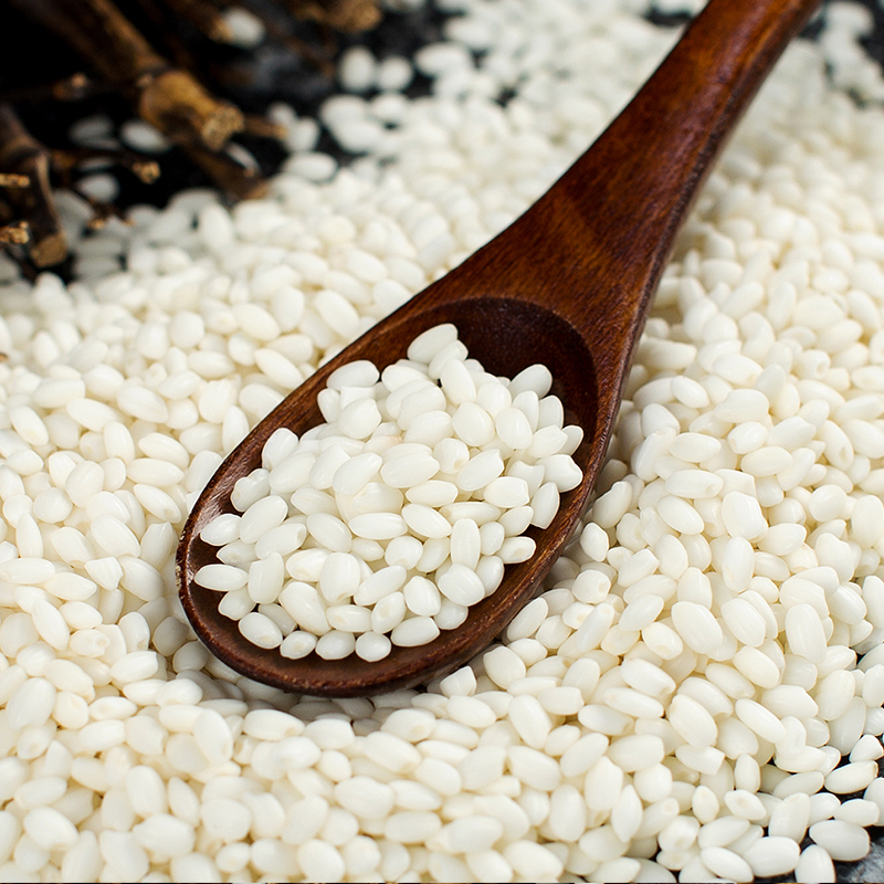 栗稻源 东北杂粮大米精品糯米1kg(五谷粗粮 江米 糯米 粽子米 圆粒粘米 真空装)免邮