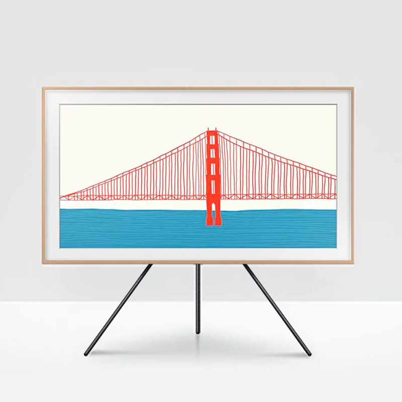 三星(SAMSUNG)55英寸平板电视 Frame画壁QLED量子点 4K超高清 艺术电视QA55LS03AAJXXZ