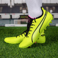 彪马(PUMA)男鞋时尚运动鞋耐磨透气MG钉鞋人造草地足球鞋 107572-02