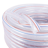 PVC 纤维增强软管 蛇皮管 自来水塑料水管 网纹管 内径32MM 壁厚3.5MM 57米