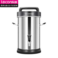 lecon/乐创商用豆浆机无渣大容量全自动渣浆分离现磨大型早餐加热磨浆机料理机 8L12L15L20L送赠品保温桶10L