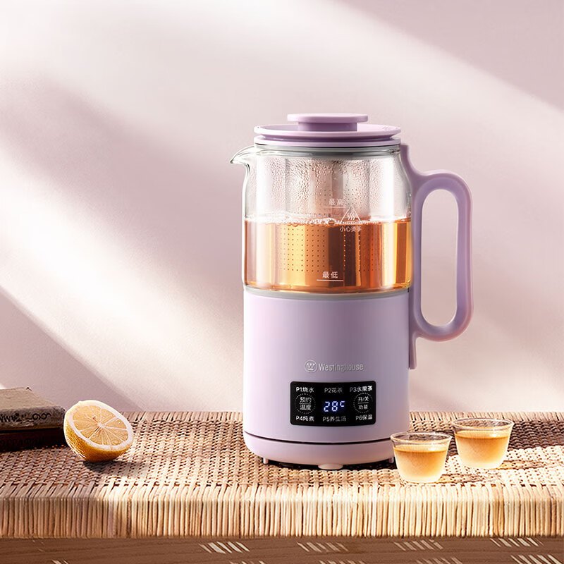 西屋(Westinghouse)养生壶 迷你玻璃煮茶器家用花茶壶黑茶燕窝银耳 多功能养生杯 WEK-C56