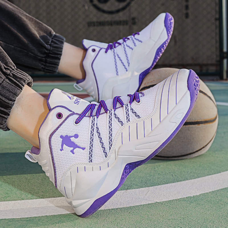 女篮球鞋比赛专用大童后卫实战初中生小学生专业训练男孩夏款国产