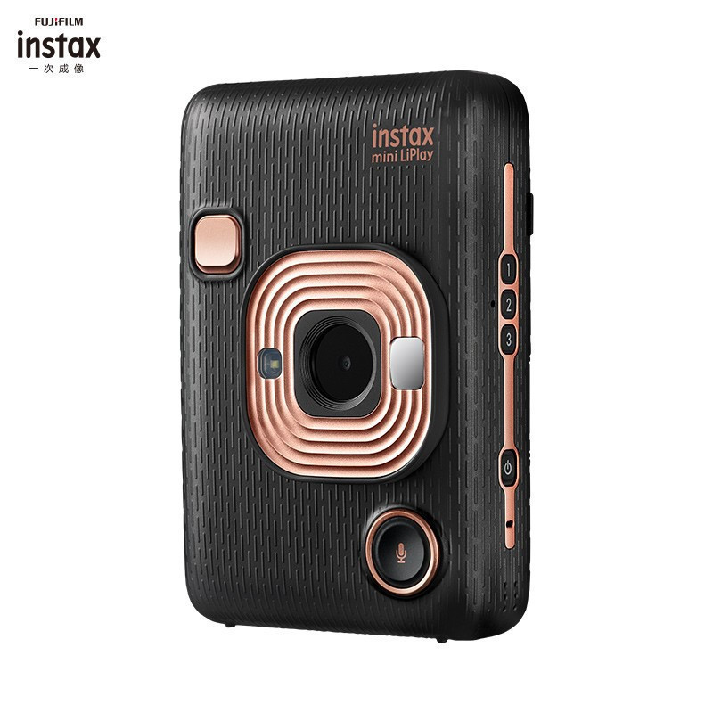 [数模来袭]富士(FUJIFILM)instax mini LiPlay典雅黑 立拍立得胶片相机 套餐二(含20张相纸)