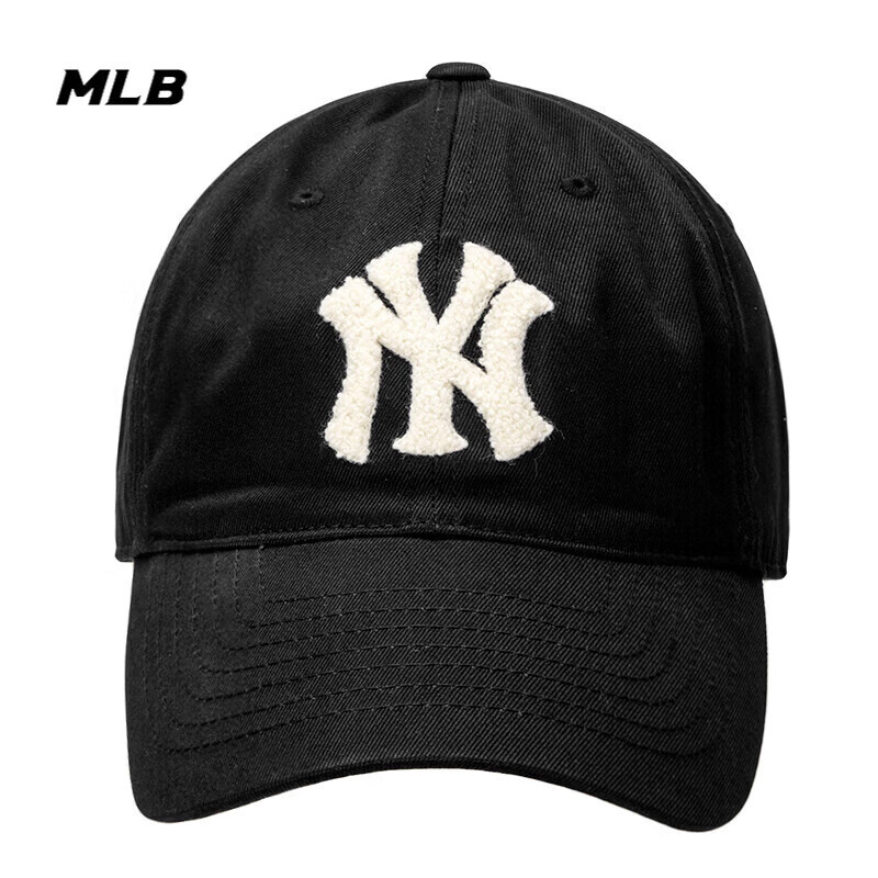 美职棒(MLB)男帽女帽时尚潮流鸭舌帽软顶休闲帽透气运动遮阳帽子 3ACPV043N-50BKS