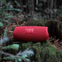 JBL CHARGE5 音乐冲击波五代 便携式蓝牙音箱+低音炮 户外防水防尘音箱 桌面音响 增强版赛道扬声器 红色