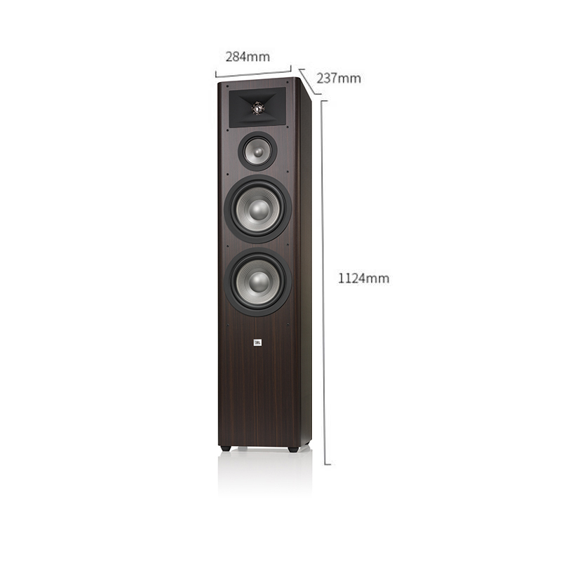 JBLSTUDIO280 家庭影院 音响 音箱 电视音响 客厅影院 5.1组合音响 落地影院 (一对)棕色