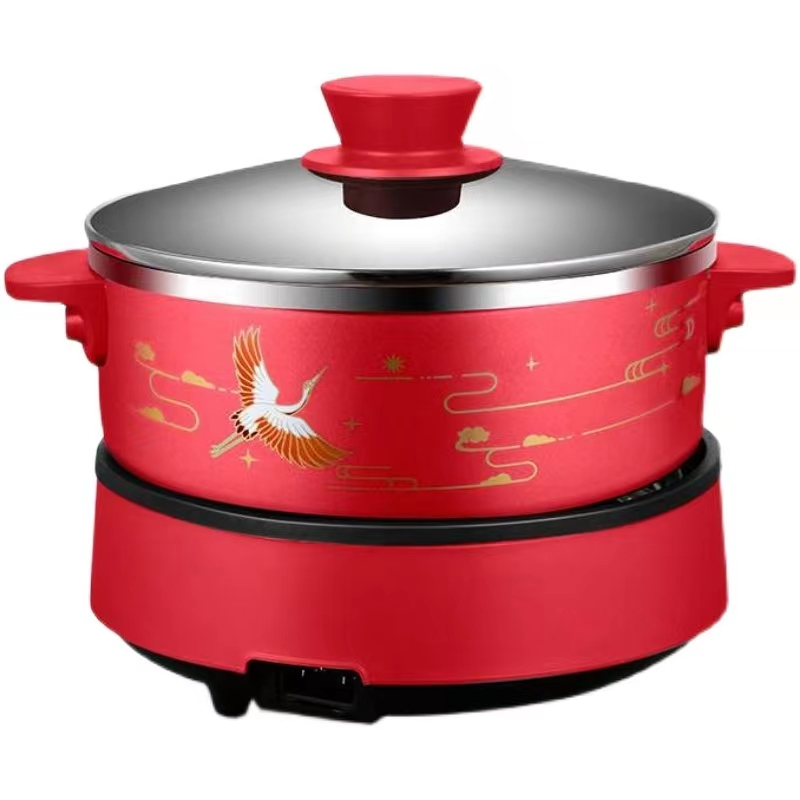 荣事达电热锅炒锅不粘可煎烤rhgs30fg电火锅视频