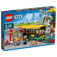 LEGO 乐高 City 城市系列 公交车站积木玩具 塑料材质 6-14岁 200块以上