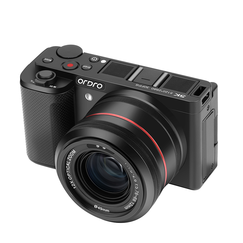 欧达 G730 新5K微单数码相机旋转屏CCD 12倍光变学生家用入门摄像机高清大图