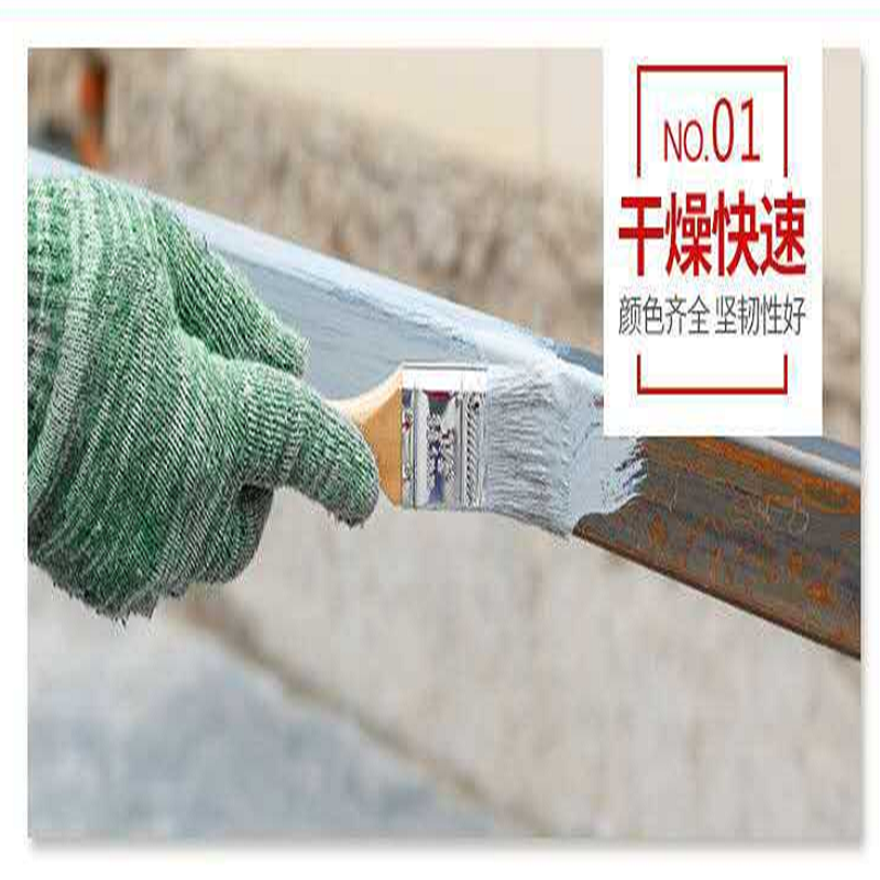 聚源漆 醇酸磁漆灰色2.5kg高清大图