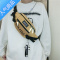 封后街头斜挎包男生日系潮牌小众反光单肩包腰包男士胸包休闲小背包单肩包男
