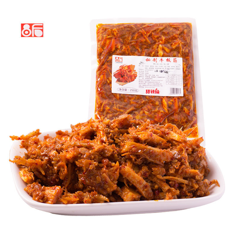 80后的味道 牛板筋250g甜辣味