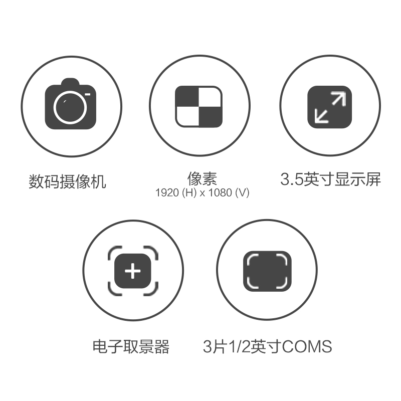 索尼(SONY) PXW-X280(32G SXS卡+读卡器+摄像机包)数码摄像机 约207万像素 3.5英寸屏