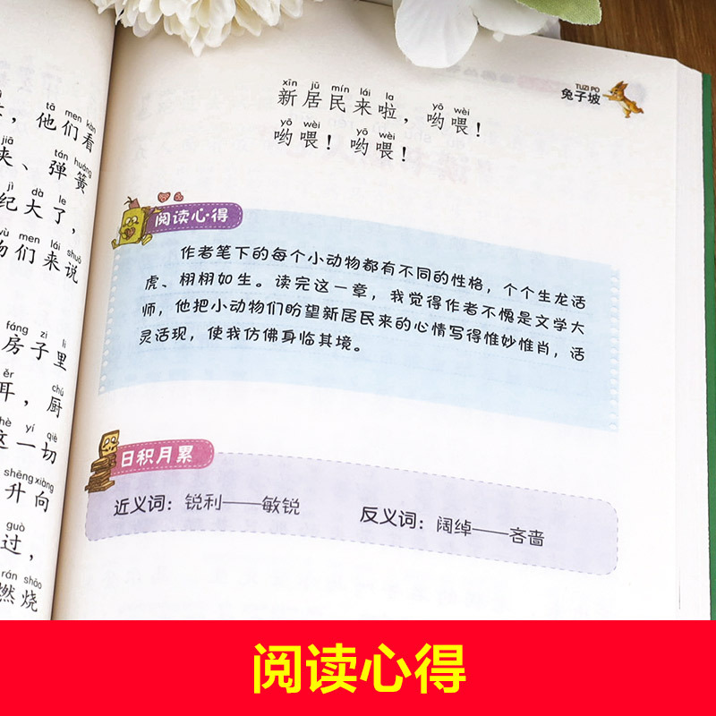 父与子全集 [正版]兔子坡 彩图注音版注音版小学1-3年级彩图儿童书籍6-7-8-12岁小学生一二年级课外书班主任 儿童