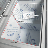捷盛超低温冰柜-40度卧式158升（DW-45W158）家用商用低温深冷柜刺身海钓金枪鱼深海鲜低温冰箱实验室科研带锁