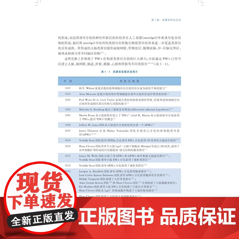 类器官及其应用 科学专著前沿研究上海科学技术出版社三维体外研究模型研究领域现状发展趋势细胞生物学临床医学前沿研究工具高清大图