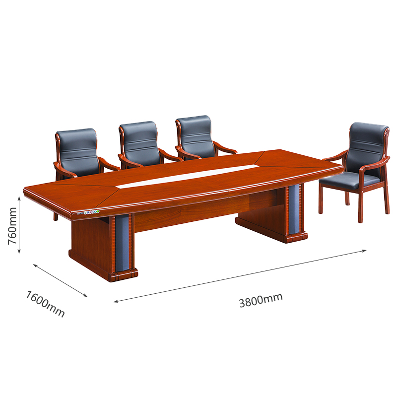 臻远 ZY051357办公家具会议桌接待洽谈桌会议台桌 3.8米高清大图