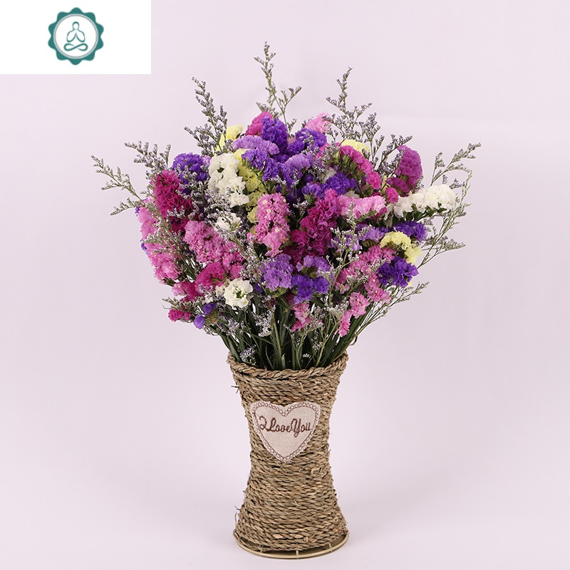 封后 Fenghou 花瓶 花艺云南勿忘我干花花束插花带花篮款家庭家居客厅装饰摆设鲜花晾晒封后浅紫 粉玫加情人草 仿陶瓷白花瓶 价格图片品牌报价 苏宁易购杰伦家居专营店