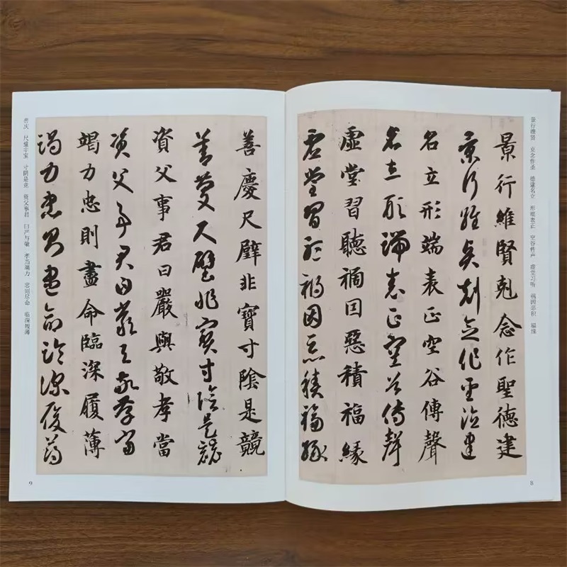 隋智永真草千字文 [正版]满2件减2元隋智永真草千字文历代名家千字文经典法书 旁注简体智永真草千字文历代名家千字文经典法高清大图