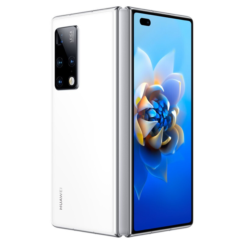 华为 HUAWEI Mate X2 麒麟9000旗舰芯片 无缝鹰翼折叠 超感知徕卡四摄支持100倍双目变焦 8GB+256GB 釉白色 5G全网通