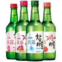 真露混合酒360ml*6(17.2度2瓶+西柚2瓶+青葡萄2瓶)