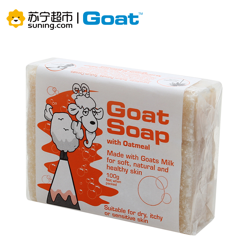 Goatsoap 羊奶皂燕麦味羊奶手工皂_100g