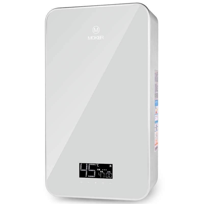 沐克（MOKER)电热水器 A6-5518H速热式电热水器全智能恒温 （白色）5500W