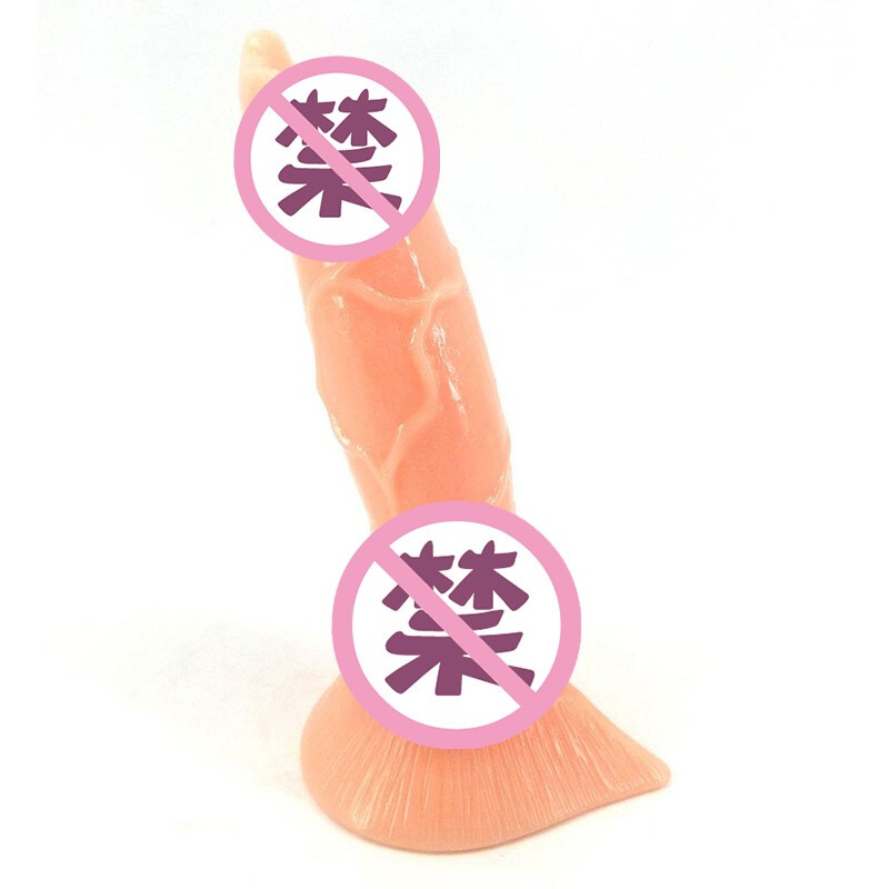 桃色缘动物倒钩假鸡J狼狗仿真阳具 sm夫妻情趣用品男女用自嗨玩具快感私密游戏另类调教成人性玩具 紫色大狼狗仿真阳具高清大图