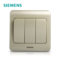 西门子(SIEMENS)开关插座 远景金棕系列三开双控5TA02361CC133