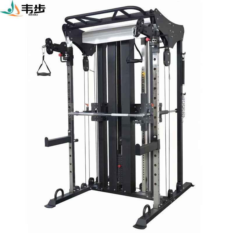 韦步WF-6000多功能史密斯机小飞鸟综合训练器家用商用龙门架多功能组合健身器材史密斯机单机