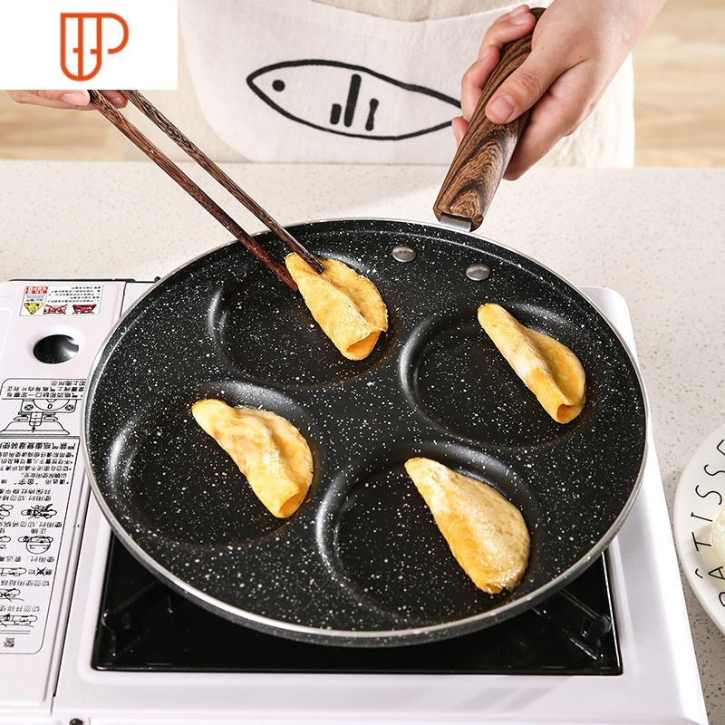 四孔煎蛋小锅电磁炉早餐不粘煎锅煎鸡蛋模具做蛋饺专用锅国泰家和三孔