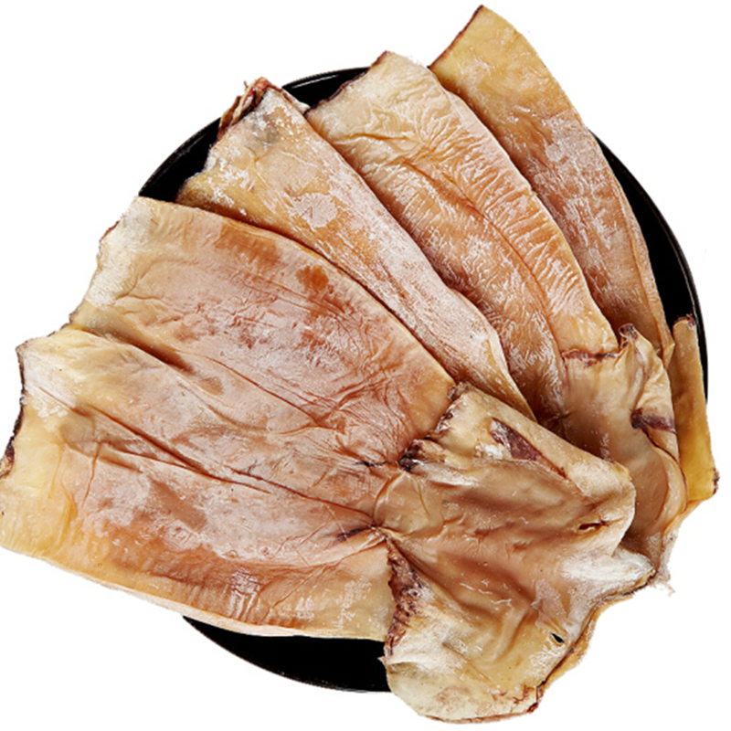 新鲜鱿鱼干淡晒大鱿鱼干新晒淡干250g海鲜干货参数