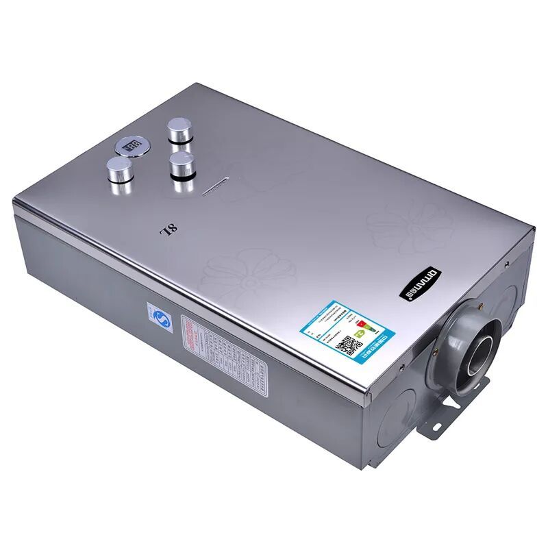 QiTian/奇田 JSG16-8A金钢燃气热水器液化气 8升平衡式煤气热水器 可安装浴室 数码温度显示(20Y)