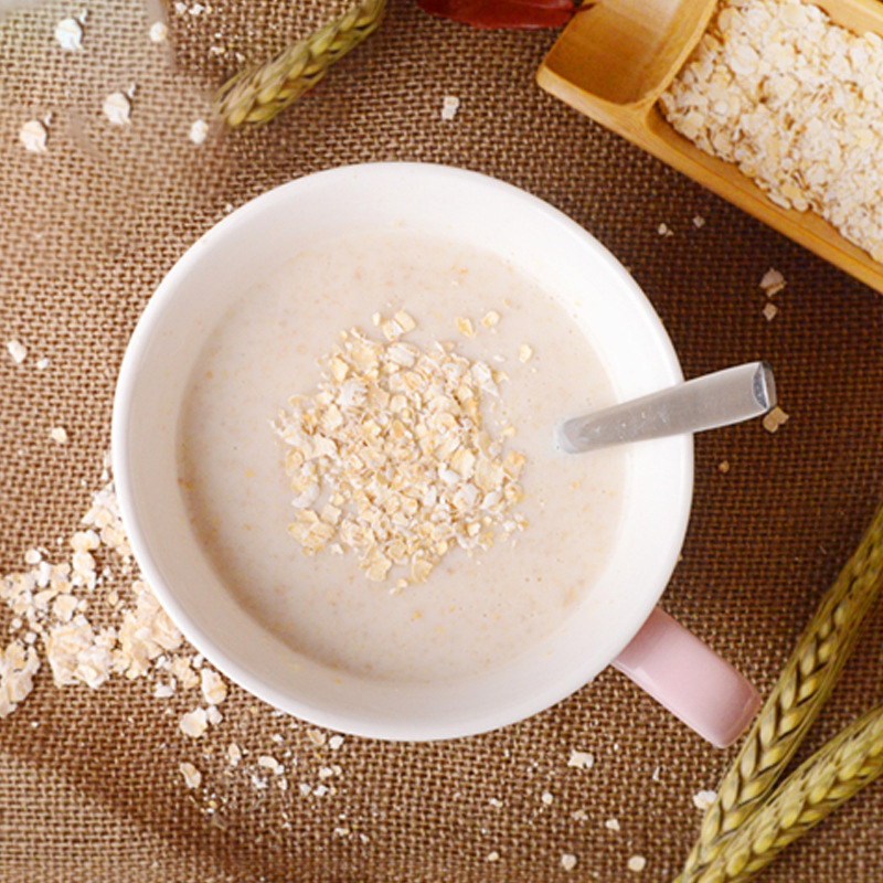 美粥食客桶装即食澳洲燕麦片 牛奶伴侣早餐 1KG/罐高清大图