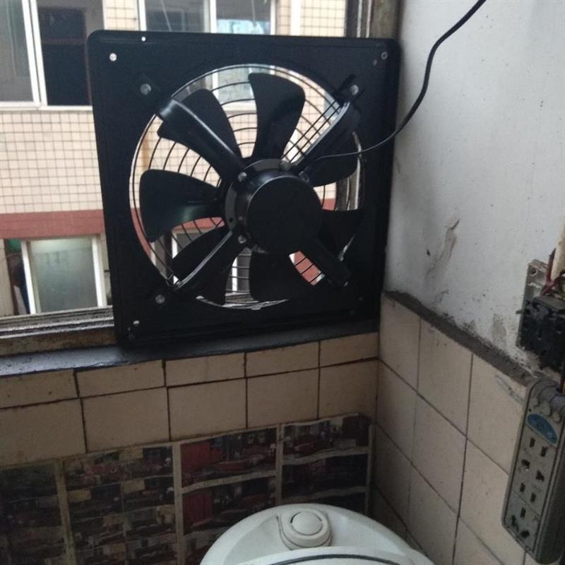 排气扇厨房窗式排风扇强力12寸抽风机家用卫生间静音抽油烟换气扇|10寸高速双网带调速开关线+送清洗剂