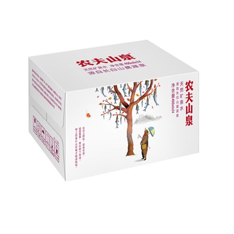 农夫山泉 饮用水饮用天然矿泉水400ml*24瓶 50箱装
