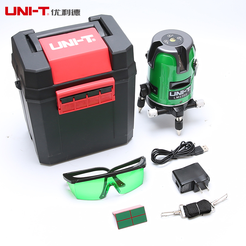 优利德(UNI-T)LM520G 绿光水平仪激光2/5/12线平水仪高精度自动打线投线仪 (2线绿光)(单位:台)