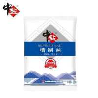 中盐 精制食用盐（未加碘）500g 500g/袋