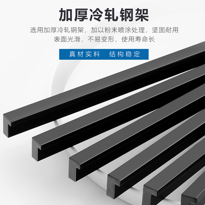 臻远GWF-01 简约职员桌办公桌屏风工作卡位 单人位含柜高清大图