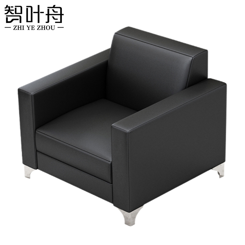 智叶舟会议沙发单人位80*71*75cm张高清大图