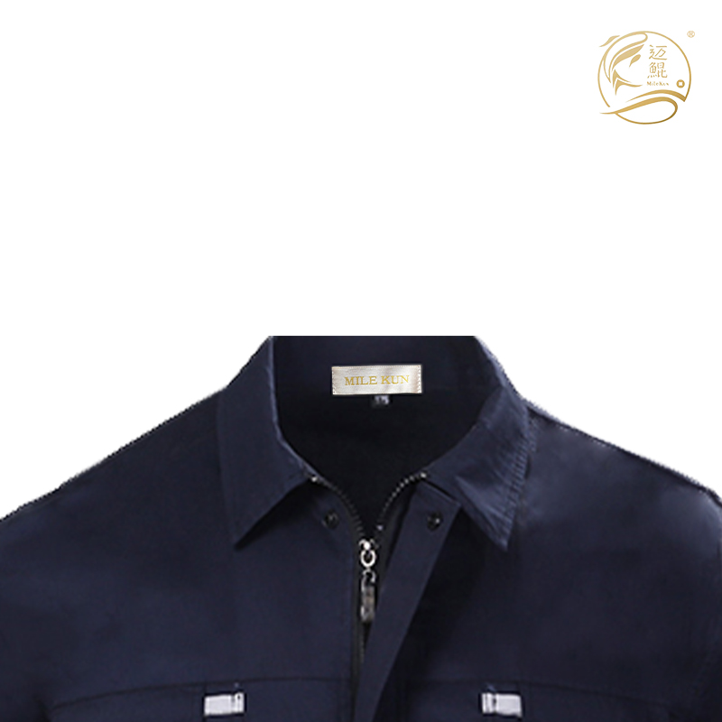 夏季长袖工作服T-006高清大图
