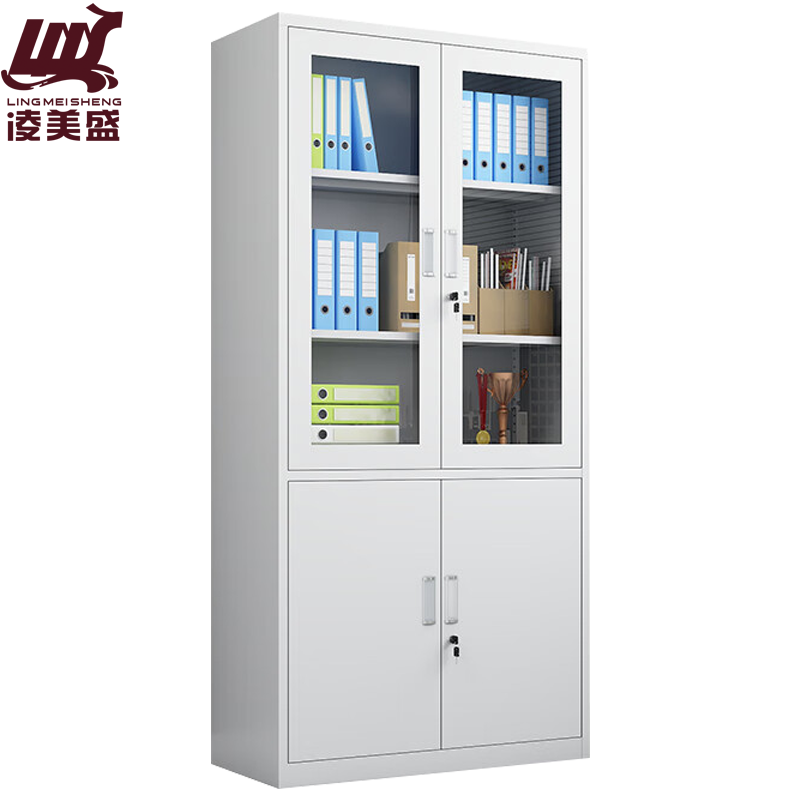 凌美盛 文件柜办公柜钢制铁皮柜大器械文件柜LM-507/个高清大图