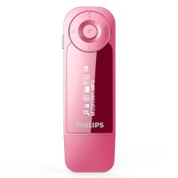 飞利浦(Philips)SA1208MP3音乐播放器小型便携式英语随身听学生版HIFI听歌 8G 粉红