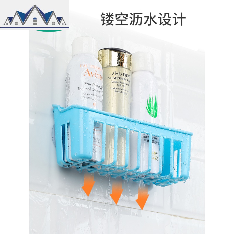 厨房置物架免打孔沥水篮创意水收纳用品储物壁挂式架子冰箱挂架 三维工匠高清大图