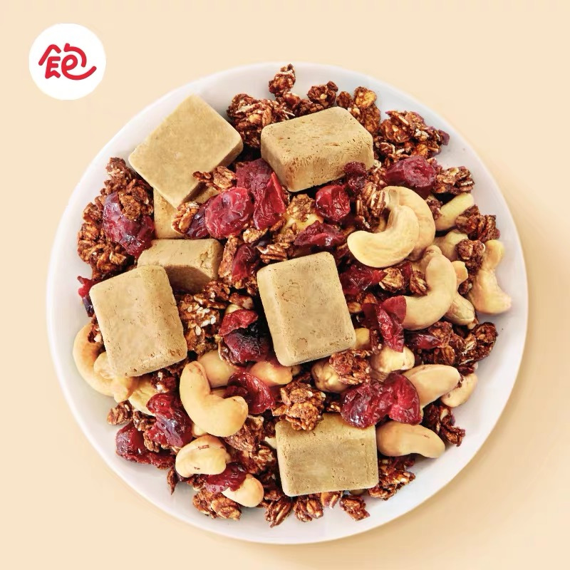 王饱饱咖啡坚果烘焙麦片早餐干吃冲饮350g