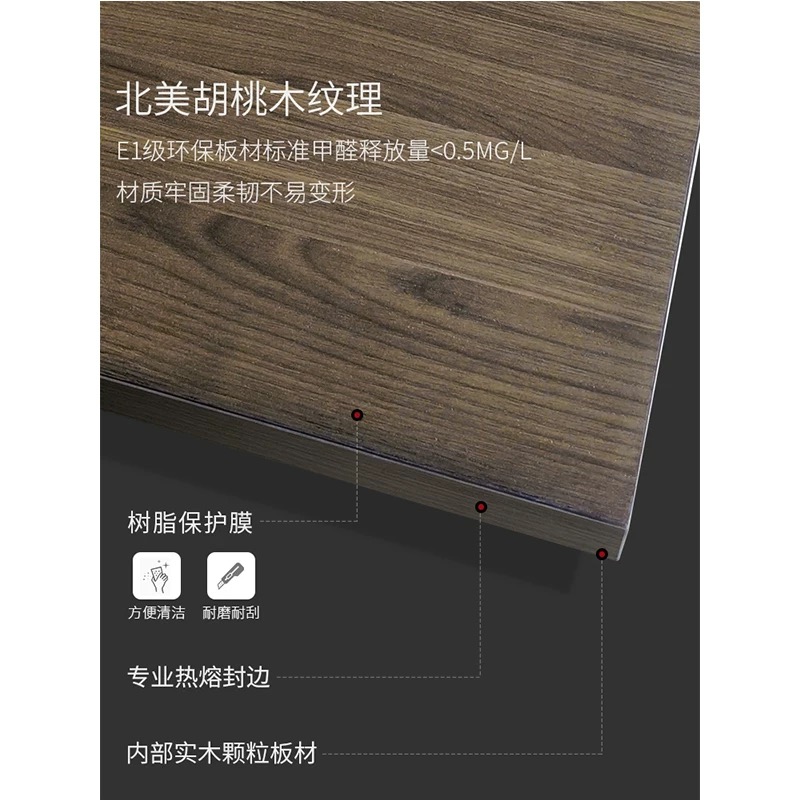 苏宁 金菲罗格 办公家具 板式钢架主管办公经理桌高清大图