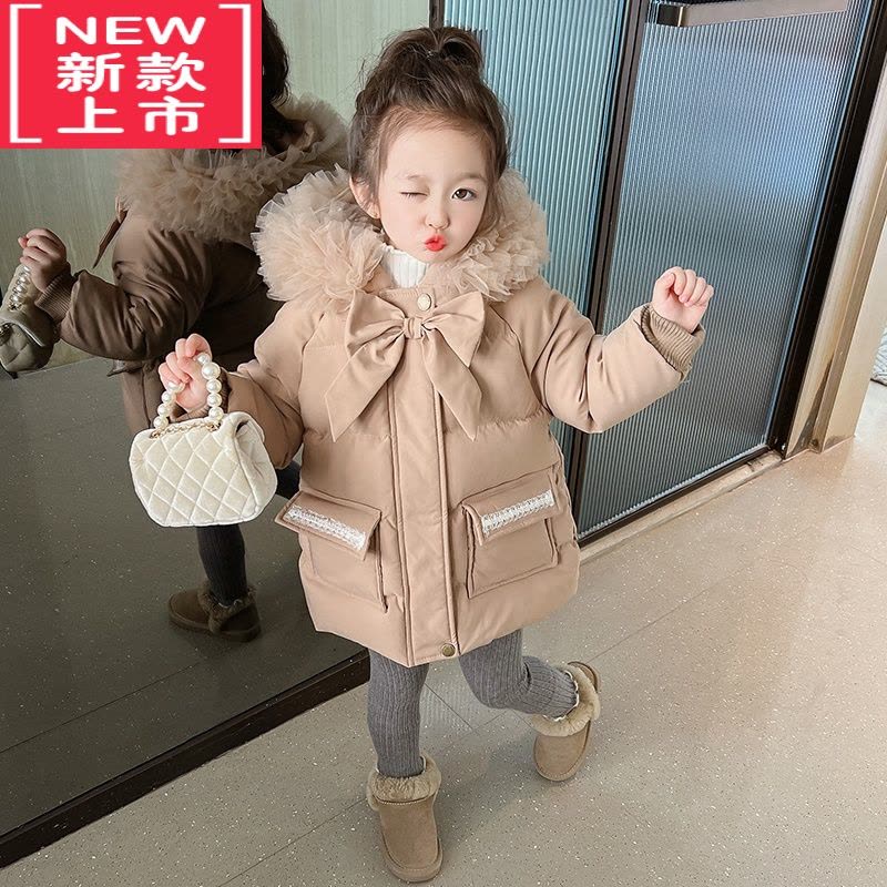可莉允女童棉衣2022新款秋冬一岁宝宝冬装棉服洋气时髦儿童冬季棉袄外套图片