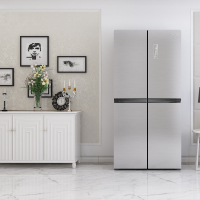 美的（Midea）BCD-470WTM(E) 470升 风冷无霜 铂金净味 大冷冻力 家用十字对开门冰箱